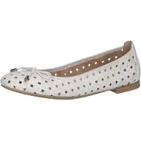 Caprice Ballerina in WHITE NAPPA | Gr.: 41