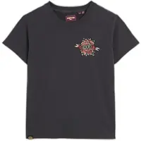 Superdry Tattoo Rhinestone Fitted Kurzarm-t-shirt