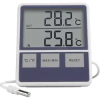 Conrad Kabelgebundenes Thermometer Weiß 1015