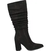 La strada Langschaftstiefel Schwarz