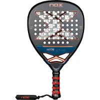NOX At10 Genius Attack 18k Alum By Agustin Tapia 2025 Padelschläger Silber 360-375 gr Mann Silber 360-375 gr