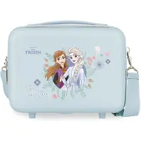 Disney für Damen. 2813921 Frozen Own Your Destiny Kulturbeutel Hellblau -29x21x15cm (OSFA), Lässig, ABS/Polykarbonat, Marine