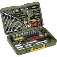 Proxxon Industrial Industrial Werkzeugkoffer 23650, mit 47-teiligem Werkstattsortiment