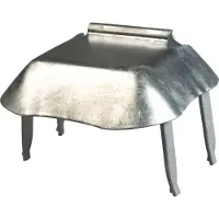 Magni Alberts 410445 Auflaufstütze zum Einbetonieren feuerverzinkt 130 x 130 mm