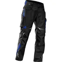 Kübler Pulsschlag Hose 2324 schwarz/kornblumenblau Größe 50