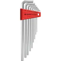 PB Swiss Tools Winkelschraubendreher- Satz im Kunststoffhalter 9-teilig 1,5-10mm lang Swiss
