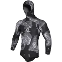 H.dessault By C4 Black Side 7 Mm Speerfischjacke