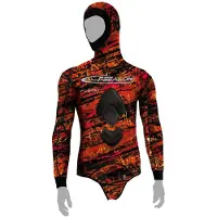 Epsealon Red Fusion Jacket 7 Mm Red / Black XS