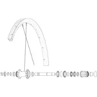 Mavic Rear Allroad Pro Carbon Sl Rennradfelge