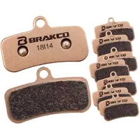 Brakco Trp Quadiem & Shimano Xtr/xt/deore/zee/saint Sinterbremsbeläge 25 Paare