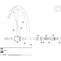 Mavic Ksyrium Pro Carbon Sl Tubular 19 Hinterradfelge