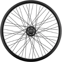 Mvtek 20´´ X 1.90 Bmx Tubeless Pin 14mm Hub On Spheres Nut Hinterrad