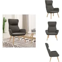 vidaXL Relaxsessel Dunkelgrau Samt - Sessel