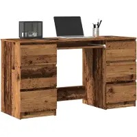 vidaXL Schreibtisch Altholz-Optik 140x50x77 cm Holzwerkstoff