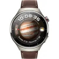 Huawei Watch 4 Pro Classic Dark Brown Leather