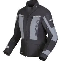 Modeka Hydron Damenjacke Schwarz Grau Größe 36