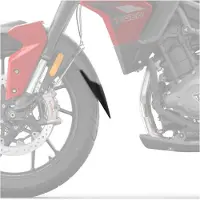 Puig 20403N Verlängerung des vorderen Schutzblechs passend fuer TRIUMPH TIGER 900 Schwarz