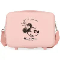Disney für Damen. 3733922 Kulturbeutel ABS Minnie Du bist magisch anpassungsfähig rosa (OSFA), Lässig, ABS/Polykarbonat