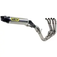 Arrow Steel System Competition Evo With Db-killer With Carbon End Cap Yamaha Yzf R3 300 ´18-20 Nicht Homologiertes Vollständiges Auspuffsystem
