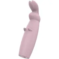 Nude Glass Hazel - Akku-Klitorisvibrator Häschen (lila)