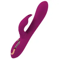 Javida - 3in1 Perlen-Rotationsvibrator (lila)