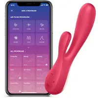 Shots Mono Flex - App-gesteuerter Vibrator (rot)