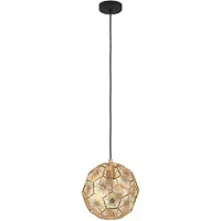 Eglo Hängelampe im Golddesign Skoura Ø 30cm