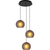 Eglo Hängelampe Arangona, dimmbar, alu / grau / zink, für Wohn- / Esszimmer, Metall, Modern, Pendelleuchte