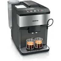 Siemens iQ500 TP517DF3, Espressomaschine, 1,9 l, Kaffeebohnen, Eingebautes Mahlwerk, 1500 W, Schwarz, Edelstahl