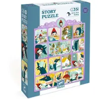 Djeco Puzzle-Geschichte Rotkäppchen,