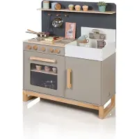 MUSTERKIND Spielküche "Linum" warmgrau – natur
