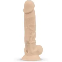 Real Fantasy Conrad - Saugnapf-Vibrator - 20cm (natur)