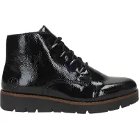 Rieker Damen Stiefelette Schnürboots Schnürung 44902, Größe:41 EU, Farbe:Schwarz