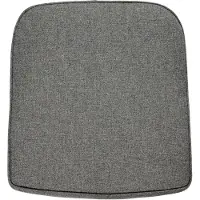 Brafab Sitzkissen Ninja aus Olefin-Stoff, klassisch, für Gartenstuhl mit Armlehne, anthrazit