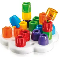 Quercetti Pin-Mosaik - Chunky Peggy - 22 Teile - 4160 - - One Size - Spielzeug