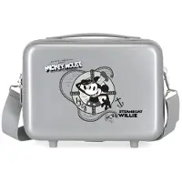 Disney Unisex für Kinder. 3643923 ABS 100 Mickey Steamboat Kulturbeutel grau (OSFA), Lässig, ABS/Polykarbonat, Kinderbekleidung