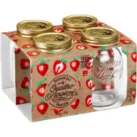 Bormioli Rocco Einmachglas Quattro Stagioni Einmachglas 50 cl (Set von 4)