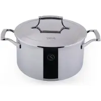 Saveur Selects - Voyage Kochtopf - Ø22 cm - Dreischicht-Edelstahl - PFAS-frei - Induktion - Backofenfest