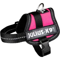 Trixie Julius-K9 IDC Powergeschirr, 2XS / Baby 2: 33–45 cm / 18 mm, fuchsia