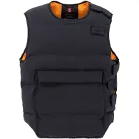 Alpha industries Blouson "Protector Puffer Loose Vest", Herren, Gr. M, schwarz, Obermaterial: 100% Nylon, Futter: 100% Polyester, Füllung: 100% Polyester, Jacken Blouson