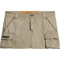 Superdry für Damen. W7210305A Rock Utility Parachute taupe (S), Lässig, Baumwolle