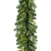 Everlands Weihnachtsgirlande Grandis guirl.tree h275 cm-80L grün/weiß (tweekleurig)