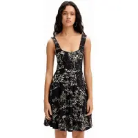 Desigual Sommerkleid Tually 24SWVK09 Schwarz Regular Fit