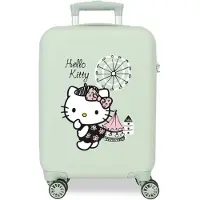 Disney für Mädchen. 4741341 Hello Kitty Fair Kabinengepäck 50 cm starr grün (OSFA), Lässig, ABS/Polykarbonat, Kinderbekleidung