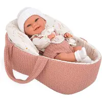 Munecas Arias Baby-Puppe Elegance Babyto Schnuller 33 cm Rosa