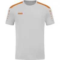 Jako Kinder Trikot Power KA, Farbe:soft grey/neonorange, Größe:164