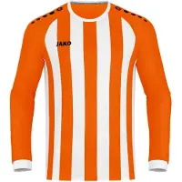 Jako Inter Trikot Langarm Herren - Neonorange / Weiß