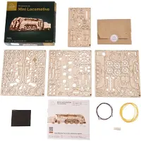 Ugears Mini Lokomotiv Bauspiel