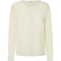 Pepe Jeans für Damen. PL505954 Floren T-shirt weiß (M), Lässig, Baumwolle, Langarm