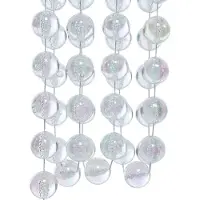 Décoris Perlengirlande xxl Kunststoff d2l270c hl/rs Weihnachten (tweekleurig)